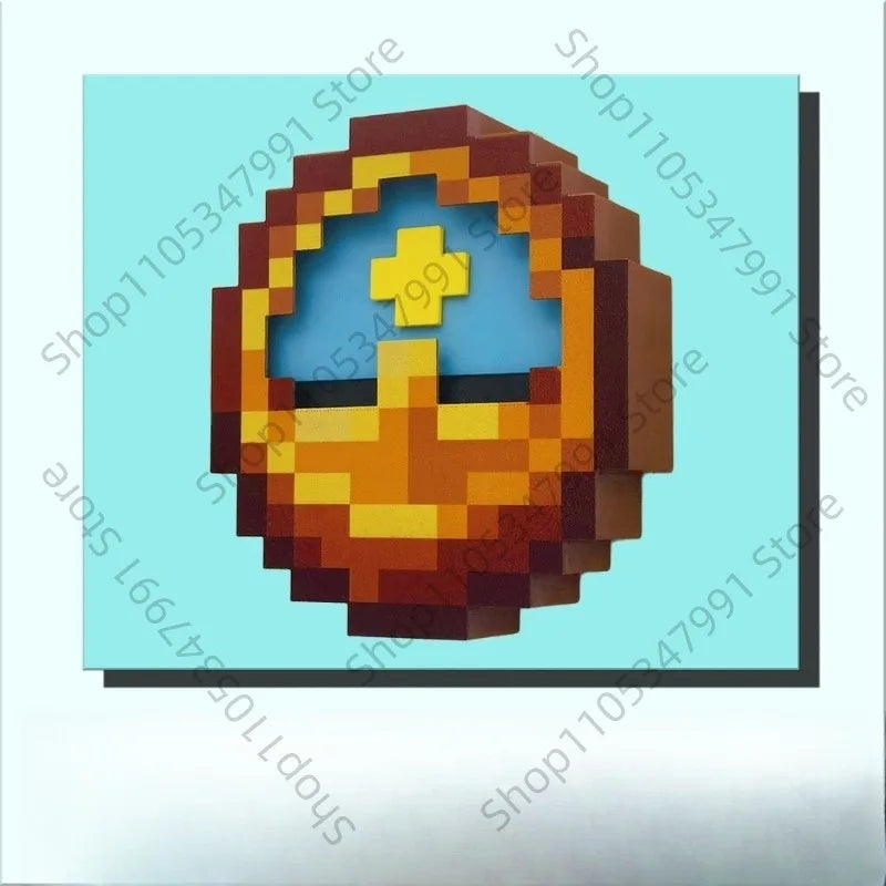 Horloge Murale Accessoire de Jeu Anime — Horloge à Quartz — Décoration Chambre & Salon — Cadeau Cartoon